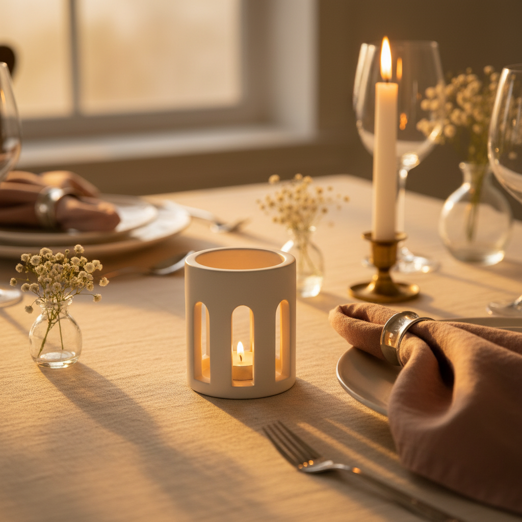 Dinner tablescape